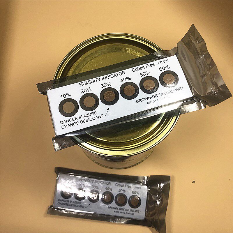 六点棕色pcb线路板无钴无卤温湿度指示卡电子显示板测试温湿度卡