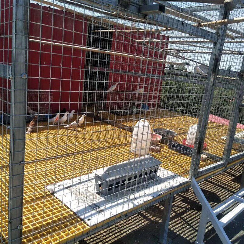 玻璃钢格栅板鸽舍地网漏粪网格板养鸡养鸭地网养殖地网养殖场格栅