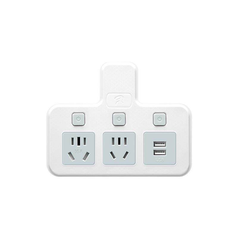 大功率插座转换器10A转16A空调热水器专用全铜插排扩展插头4000W