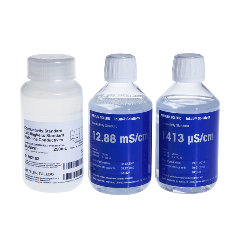 梅特勒托利多 PH标准液 电导率仪标准液 84us/cm 1413us/cm 12.88
