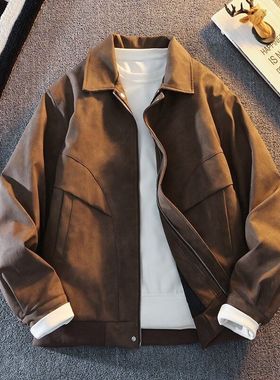 P55皮衣Q5棕色浅灰色深灰色M3XL
