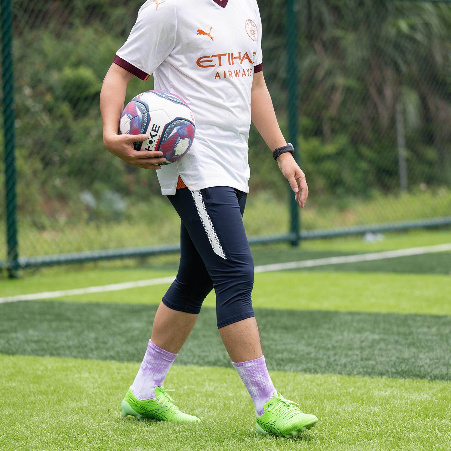 高弹力足球束口裤训练短男成人七分裤修身瘦腿儿童学生透气运动裤