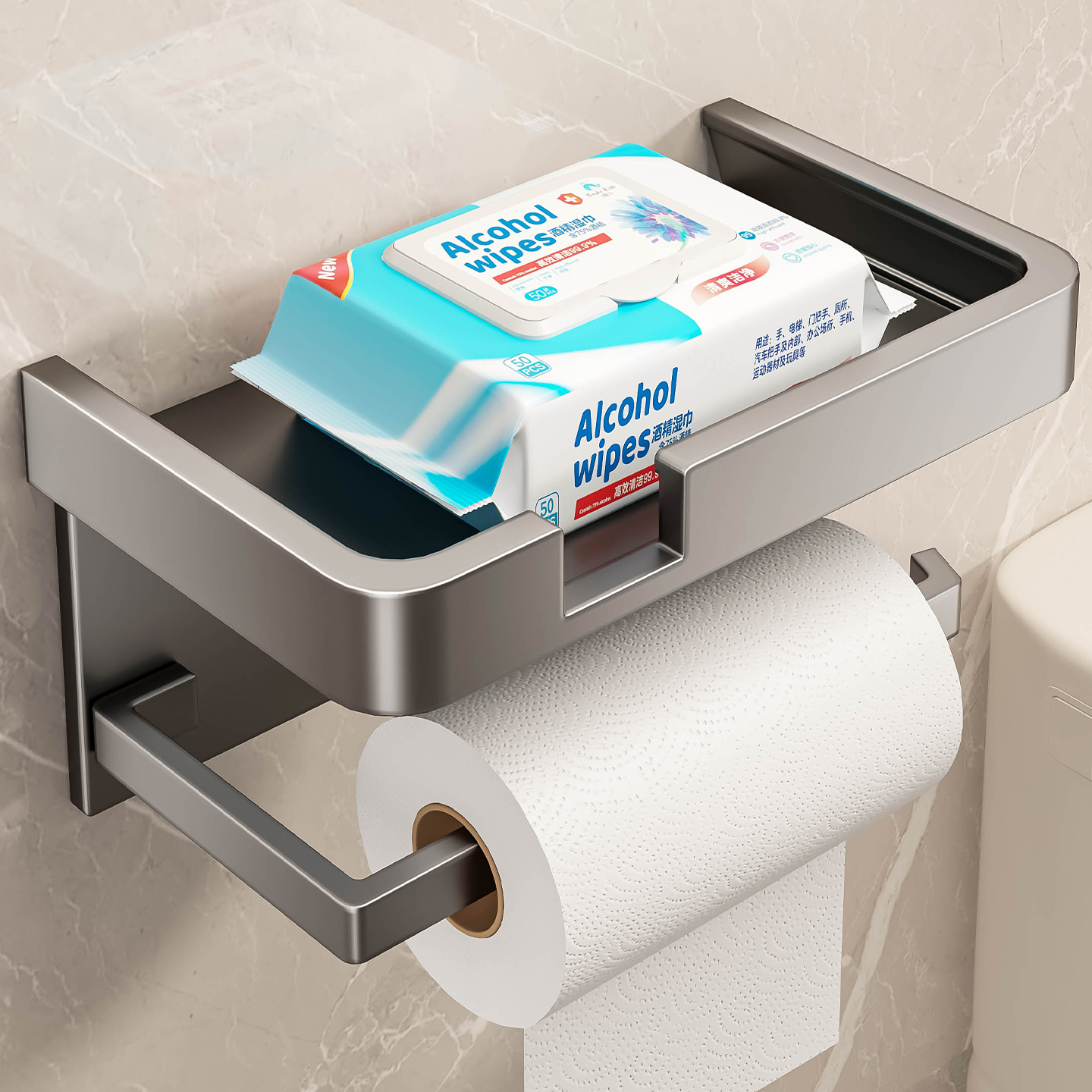 【热销99W+】免打孔卷纸架