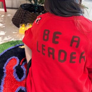 新年圣诞款儿童红色企鹅卫衣男女童宝宝过年套头衫上衣纯棉毛圈衫