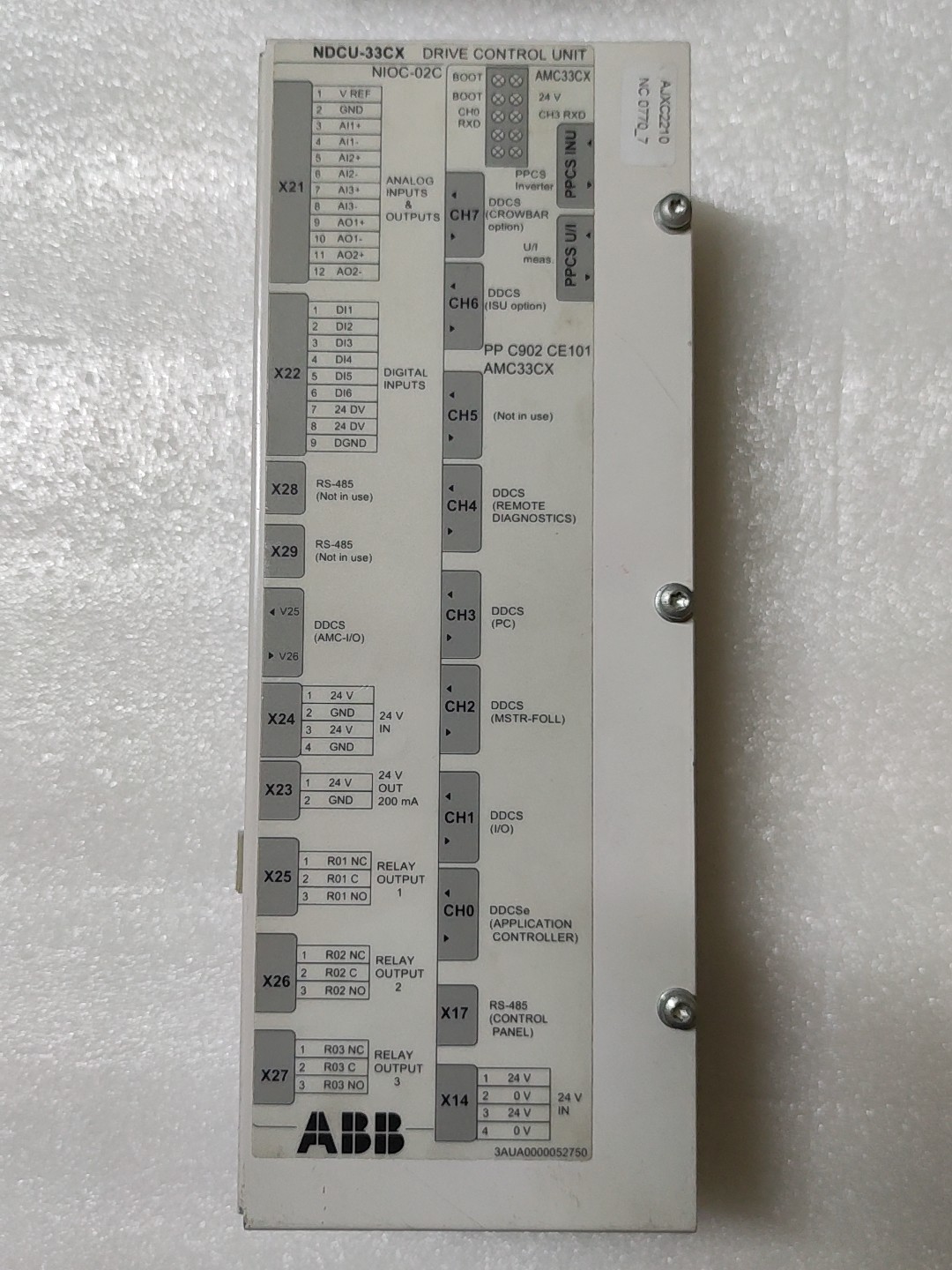 ABB控制单INU控制单NDCU模NDCU-33CX【请询价】