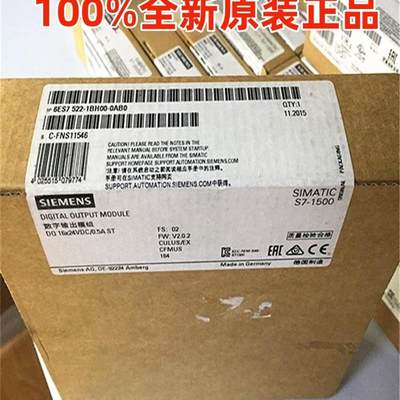 6ES7522-1BH00-0AB0 S7-1500数字输出模块DQ16xDC 24V/【请询价】