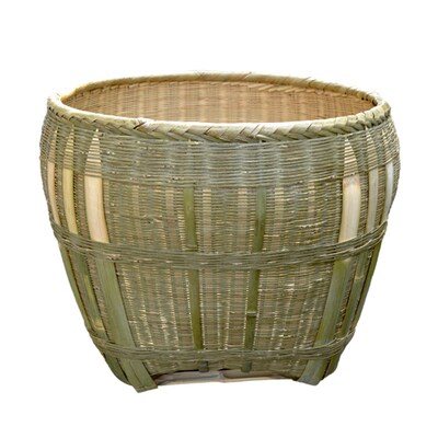 民间手工箩筐竹编收纳筐竹制品箩竹篓竹篮米萝稻箩工艺品竹编灯罩