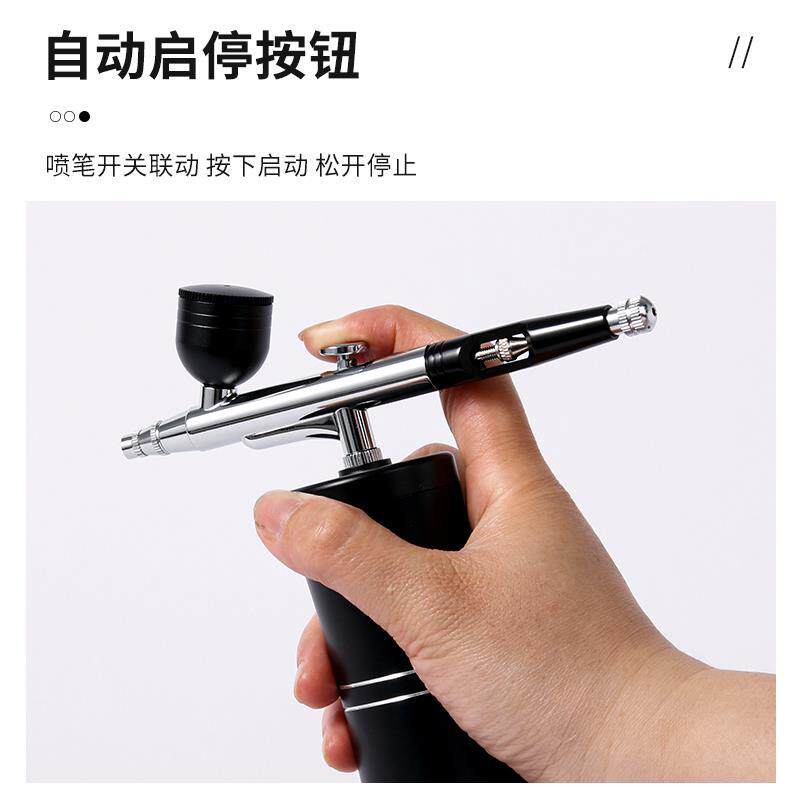 新款手持陶艺陶瓷电动喷釉笔便携式气泵喷枪彩绘颜料上釉施釉工具