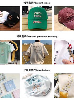 单头电脑绣机全自花动小型商用成衣刺绣帽机emobridery绣 maDS-J1