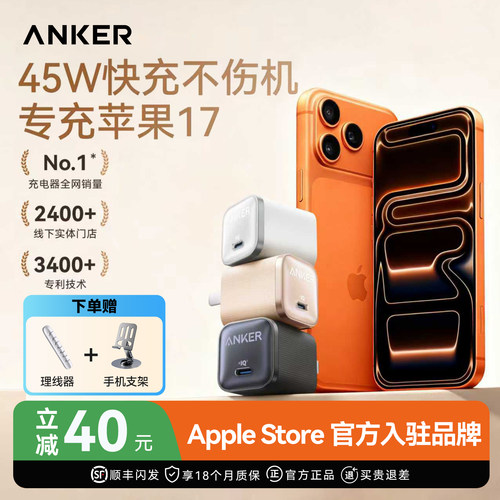 Anker安克45W安心充Pro2