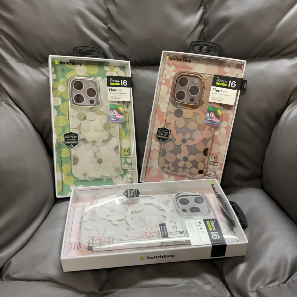 全新优惠iPhone16pro花朵手机壳图片