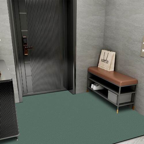 绿色纯色大门入户地毯门垫进门地垫入户门垫pvc可擦免洗门口脚垫