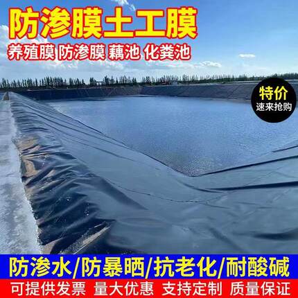 鱼池防水布水池防水帆布水产养殖塑料布专用加厚果园蓄水池防雨布