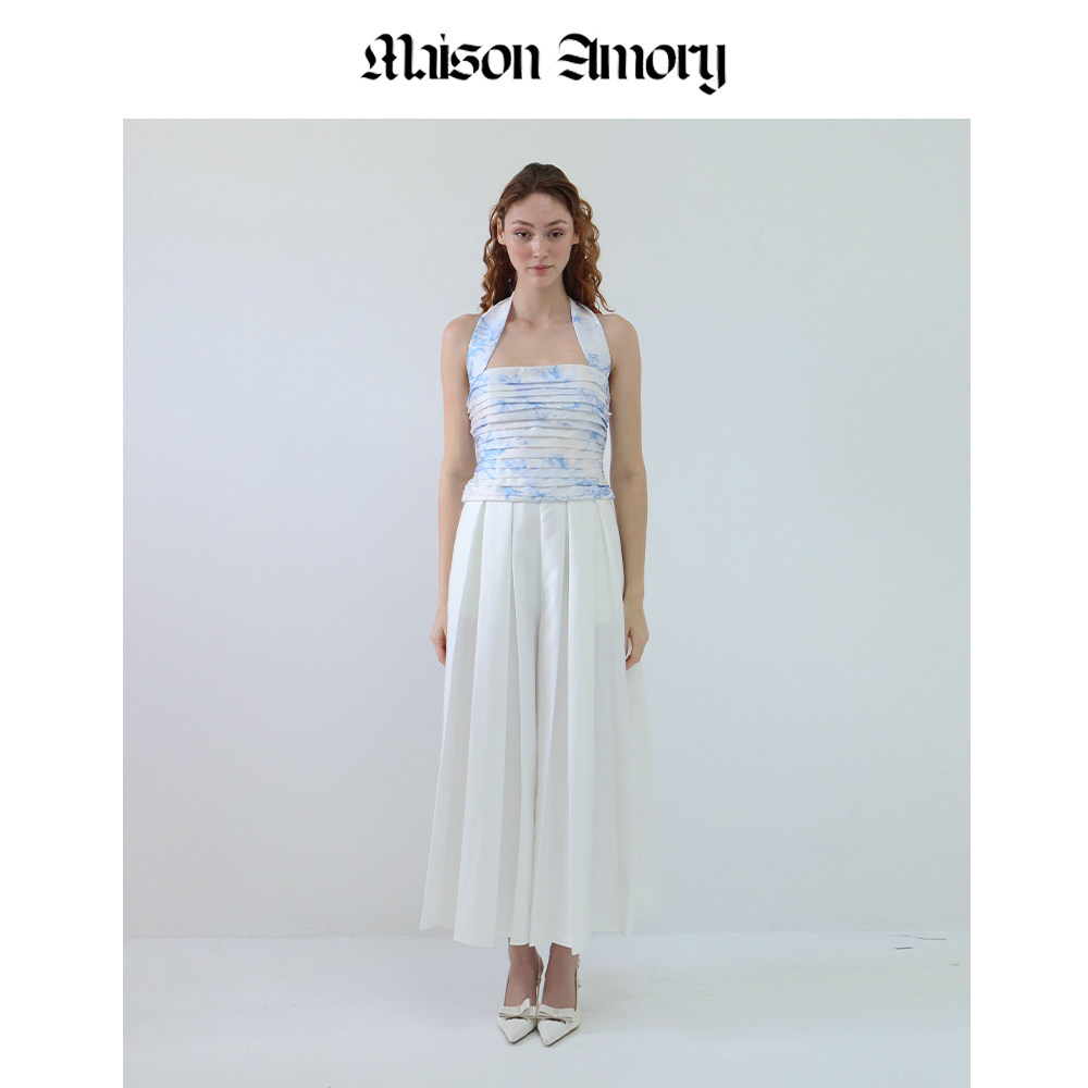 秀场同款|白色长裤The Abbey Pant Maison Amory
