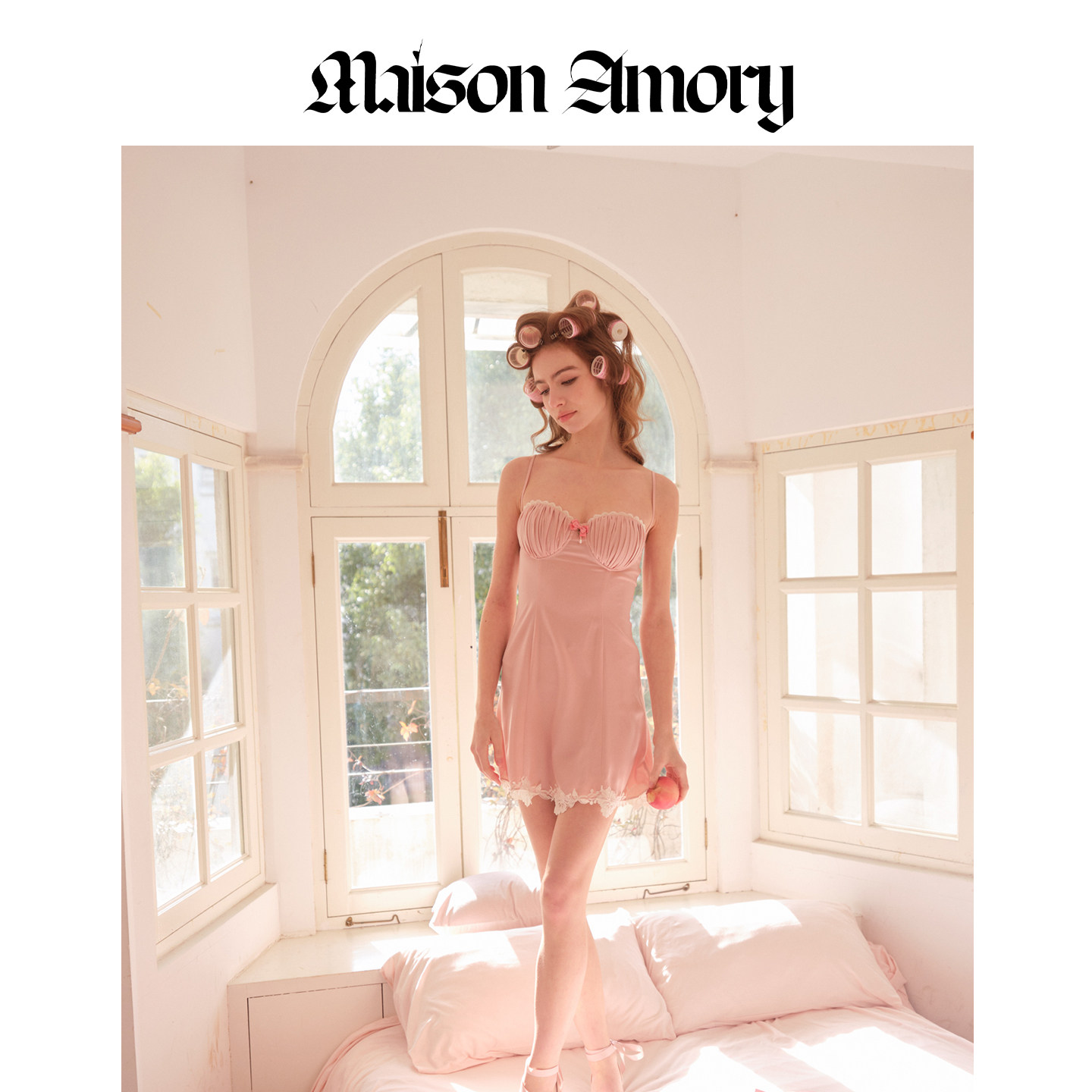 Rin's|蜜桃粉人鱼公主 外穿睡裙 度假连衣裙MaisonAmory