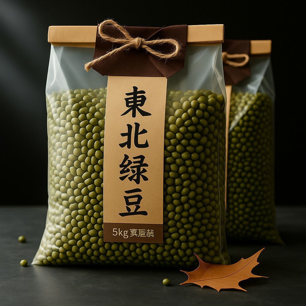 【净重】2025东北新绿豆无干燥剂可发芽农家新豆煮粥蛹虫草蛹虫草