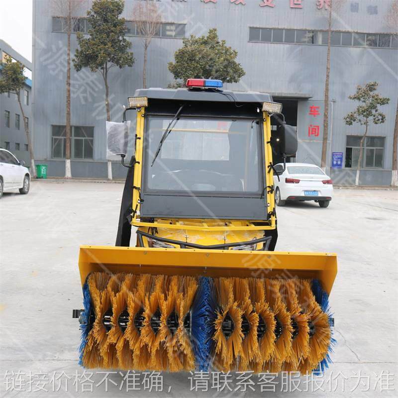 多功能抛雪除雪车 大马力滚刷清雪机 座驾式沙滩扫雪车
