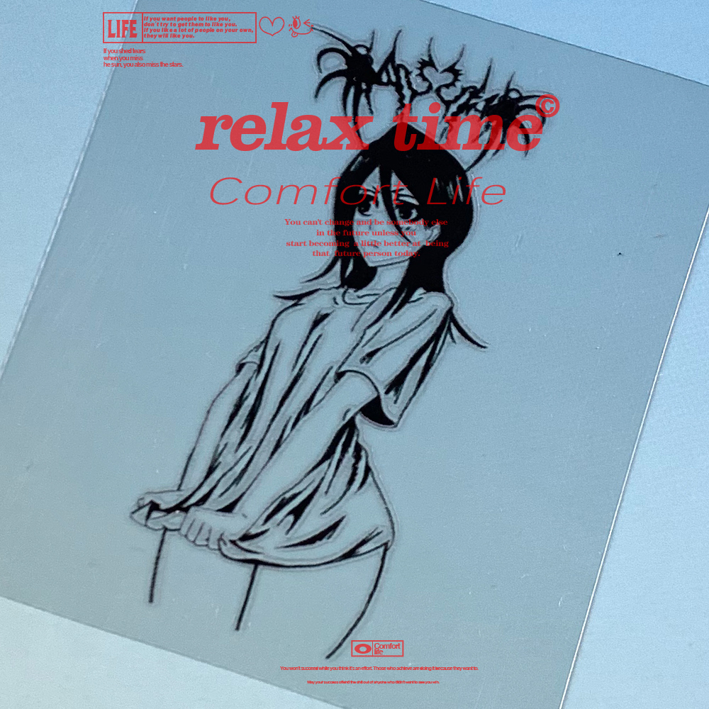 无畏明天CarpeDiem随心贴 死神朽木露琪亚防水防潮汽车划痕遮挡贴