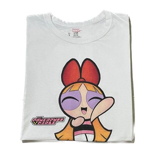 飞天小女警The Powerpuff Girls鬼马系少女韩国休闲纯棉短袖T恤