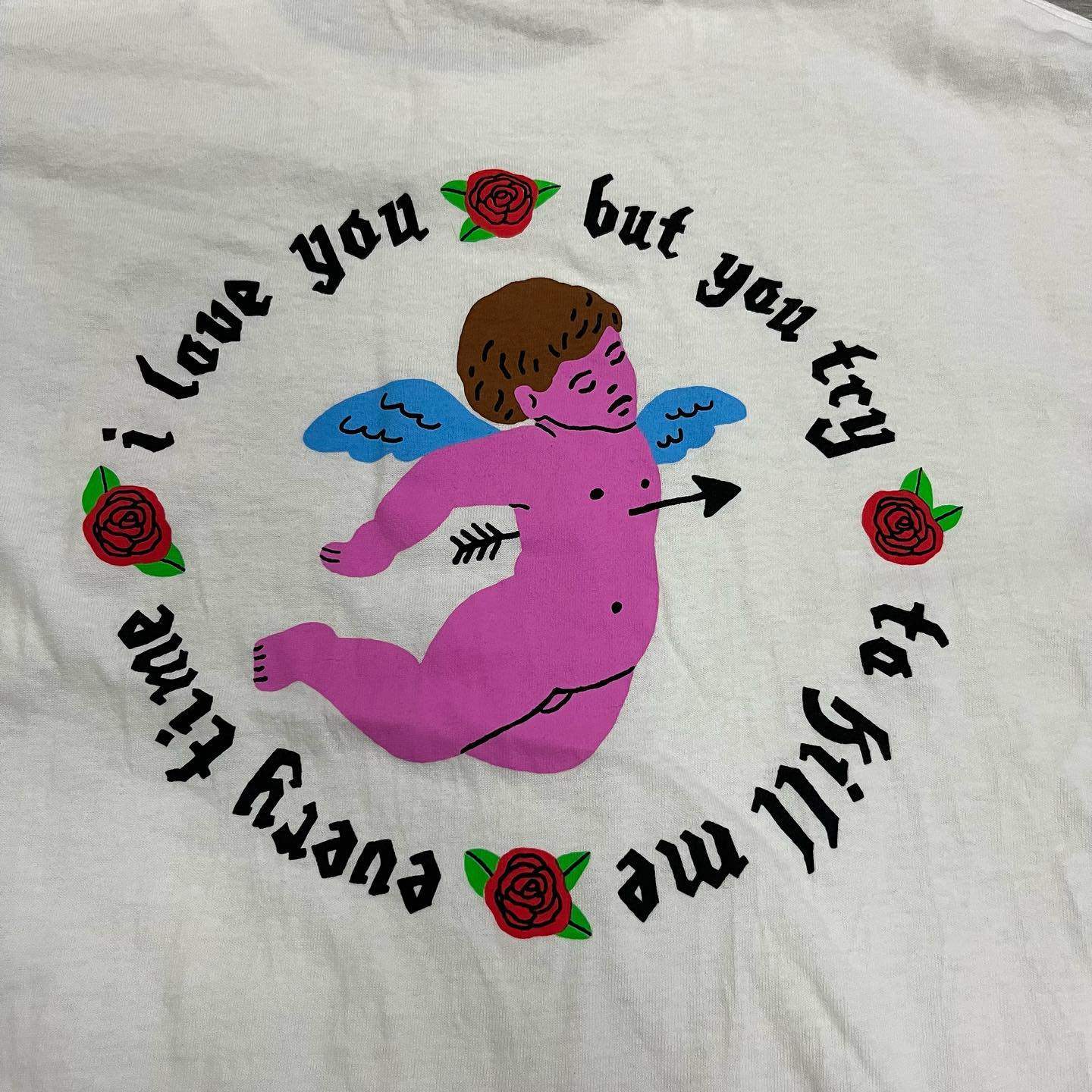 卡通天使印花长袖T恤男女通用情侣装街舞风春秋打底衫上衣,户外/登山/野营/旅行用品,防晒衣,淘宝优惠券,粉丝福利购,淘宝优惠卷