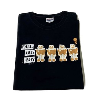 Fall Out Boy打倒男孩超火oversize硬挺高街阿美咔叽宽松短袖T恤