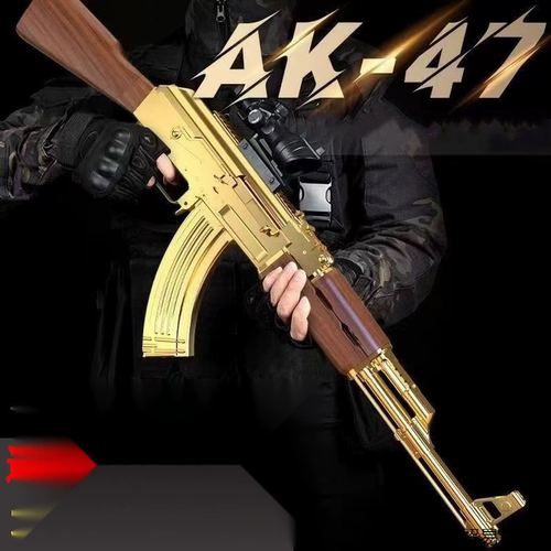 阿卡枪玩具塑料弹珠手动usp科教训练ak47解压合金手枪模型玩具枪