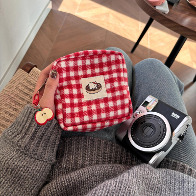 哈喽Kitty拍立得收纳包富士mini12相机包高颜值便携式毛绒保护套