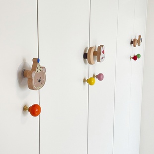 柜门拉手衣柜把手儿童房改造卧室创意简约免打孔抽屉橱柜可爱拉手