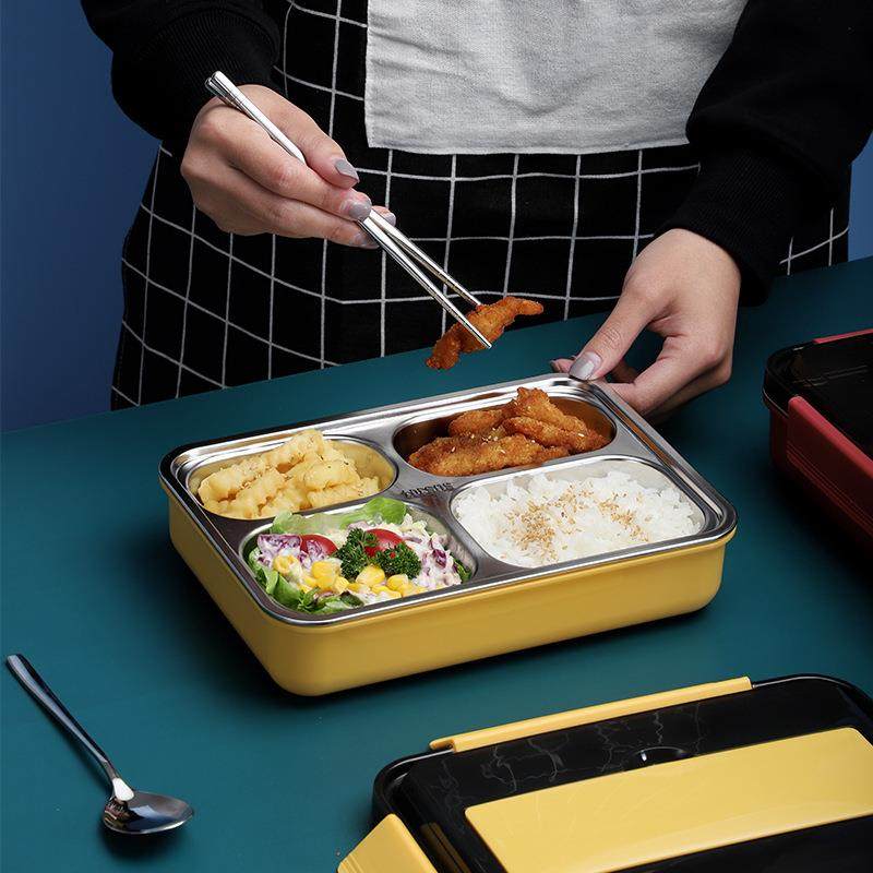 304不锈钢饭盒大容量密封分格便携餐盒学生上班族可微波炉便当盒,餐饮具,保鲜盒,淘宝优惠券,粉丝福利购,淘宝优惠卷