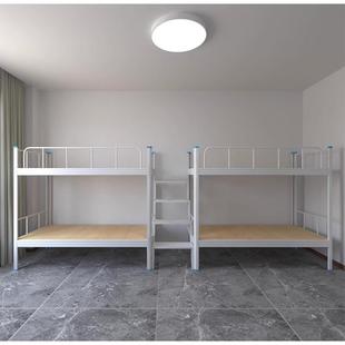 上下铺双层床公寓铁艺员工宿舍学生铁架床工地高低床寝室铁床