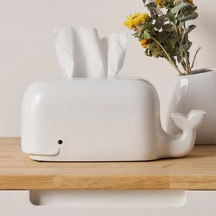 鹅卵石创意高端树脂纸巾盒餐客厅茶几酒店家用抽纸盒桌面轻奢摆件