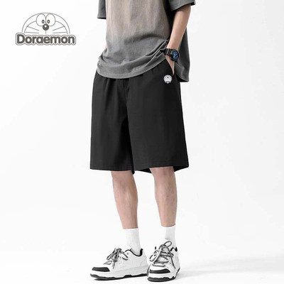 DORAEMON青春流行冰丝休闲短裤