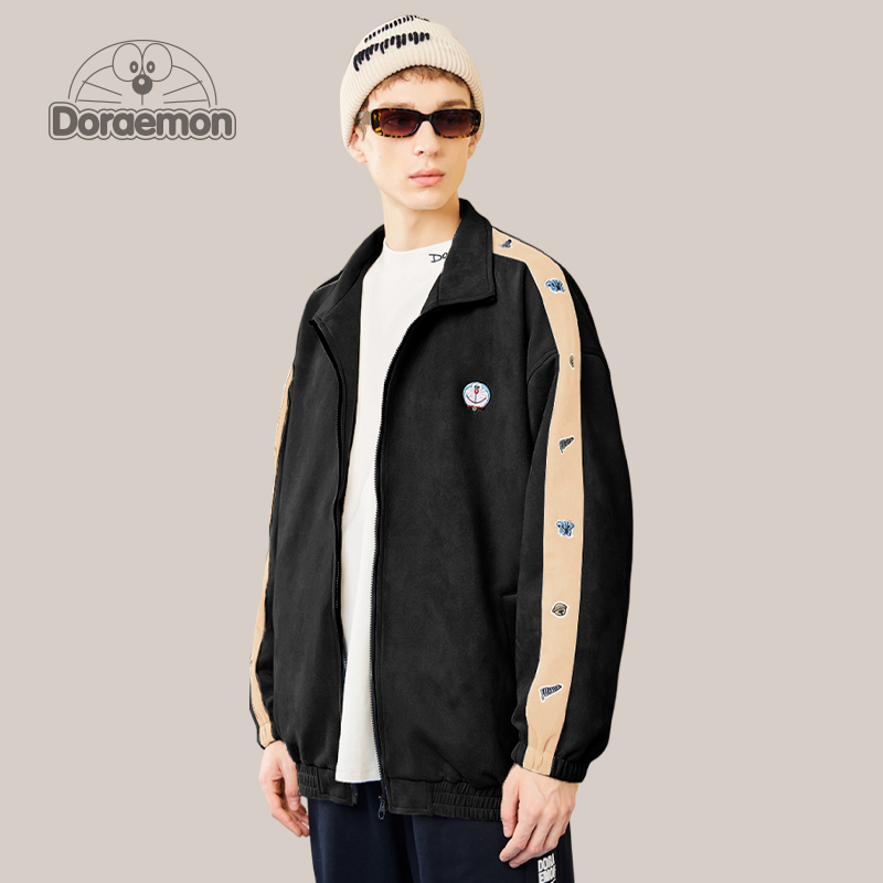DORAEMON/哆啦A梦麂皮绒夹克外套