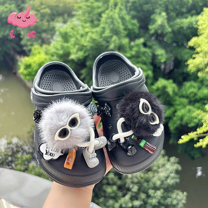 儿童防滑夏天外出凉拖鞋软底超火