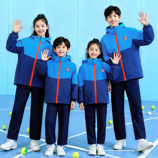 江西校服夏季抚州市校服小学统一校服中学校服冬季冲锋衣三件套