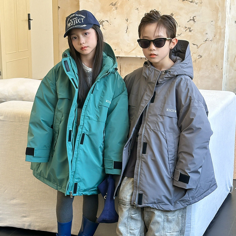 儿童羽绒服新款男女童中大童装冲锋衣连帽宝宝加厚外套防寒充绒,童装/婴儿装/亲子装,羽绒服,淘宝优惠券,粉丝福利购,淘宝优惠卷