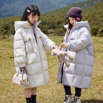 儿童羽绒服女童中长款202