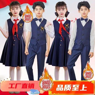十一儿童合唱中小学生女童演出服朗诵诗歌朗诵表演红歌合唱团校服