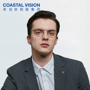 韩国凯米眼镜CVF4025BK镜架U6U2镜片时尚 商务镜宴