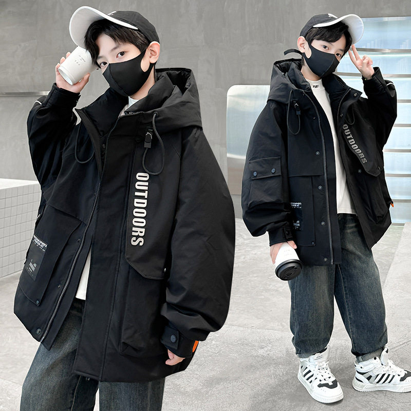 儿童装男童冬装羽绒服加厚中长款2025新款大童冬季男孩冲锋衣外套,童装/婴儿装/亲子装,羽绒服,淘宝优惠券,粉丝福利购,淘宝优惠卷