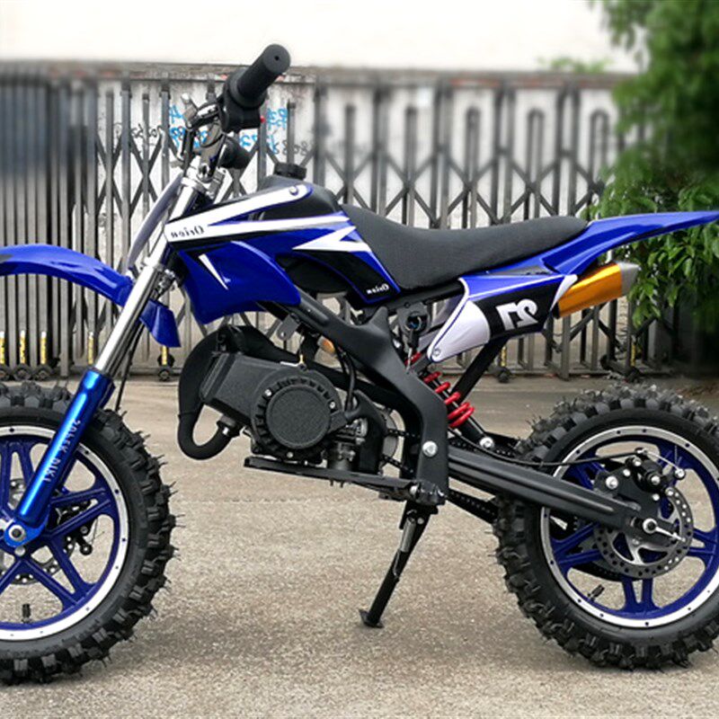 儿童燃油机车山地摩托车四冲程49CC迷你小越野两轮竞技小趴赛童车