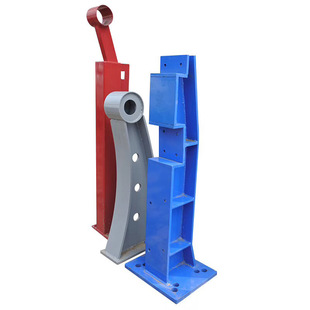 不锈钢复合管桥梁防撞护栏立柱河道景观灯光高架桥隔离碳素钢栏杆