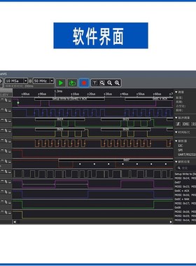 逻辑分析仪  LA5016 16通道 500M采样率 通信协议解析利器