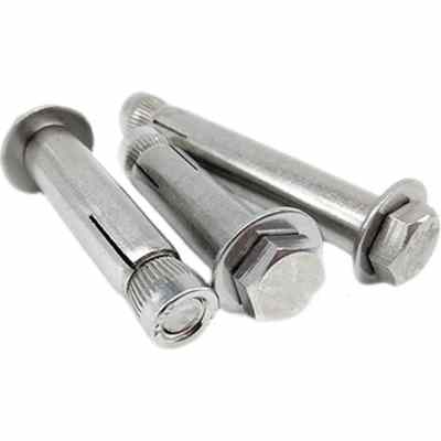 不锈钢304内置式膨胀螺丝加长201外六角内膨胀螺栓内爆m6m8m10m12