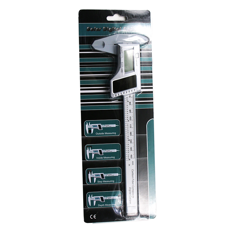 记工太阳能塑料卡尺 电子数显0-150mm 迷你文玩珠宝测量游标卡尺