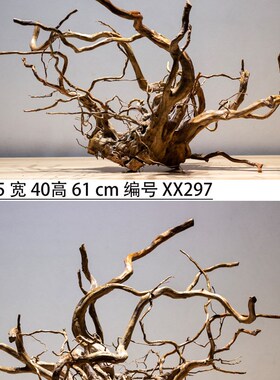 热销杜鹃根鱼缸造景素材草缸布景树根大号树枝天然树形雨林插花水