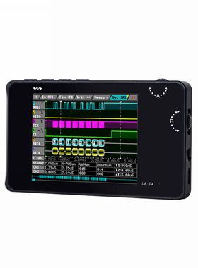 逻辑分析仪LA104四通道CAN总线协议开源100MHz采样调试助手saleae