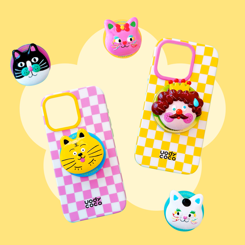 uodycoco原创可爱卡通手机支架