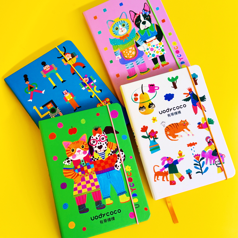 uodycoco原创可爱卡通笔记本
