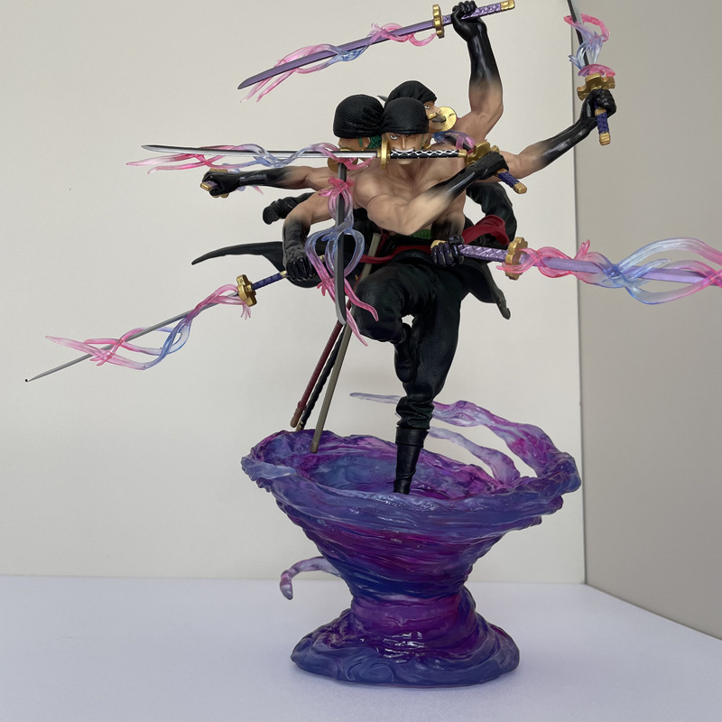 海贼gk索隆手办 皇副 九刀流索隆 动漫手办模型摆件